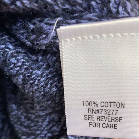 Croft and Barrow cotton honeycomb sweater - Picture 4 of 6